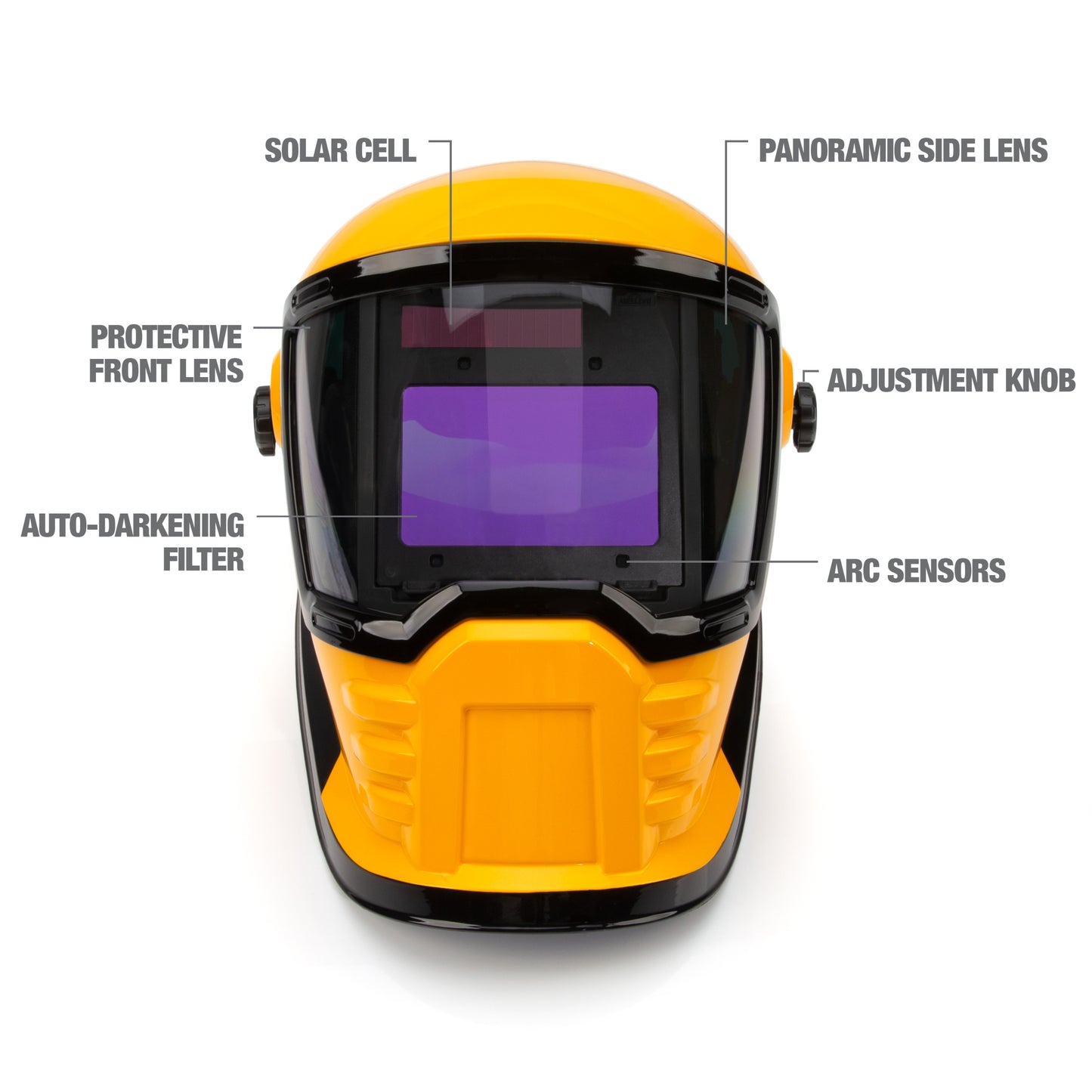 Wide View Auto-Darkening Welding Helmet